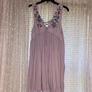 flowy sun dress with low back